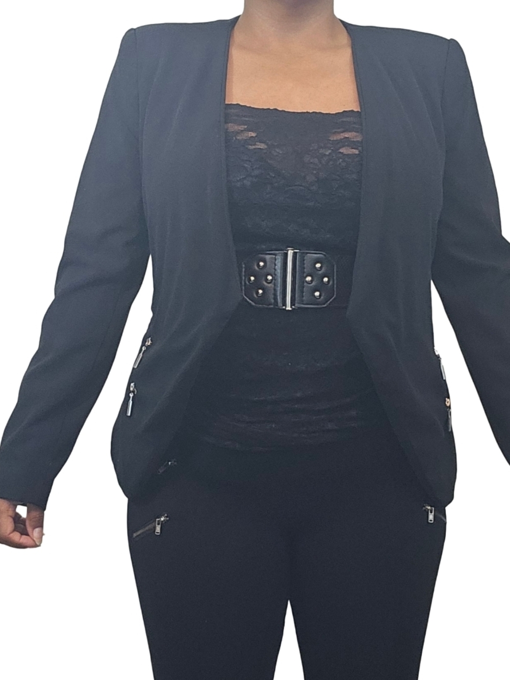 Vince Camuto Black Lined Jacket